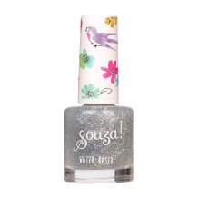 souza nagellak - transparant zilver glitter