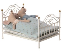maileg vintage bed, micro - off white