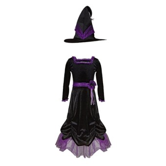 vera the velvet witch & hat (3-4 yrs)