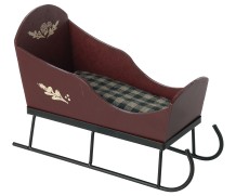 maileg sleigh, mini - red | Kinderfeestwinkel | Speelgoedwinkel | Feestwinkel | Kinderwinkel | Amsterdam