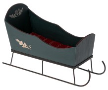 maileg sleigh, medium - green | Kinderfeestwinkel | Speelgoedwinkel | Feestwinkel | Kinderwinkel | Amsterdam