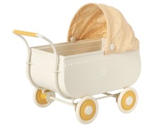 maileg pram, micro - yellow