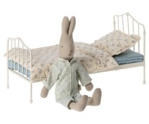 maileg miniature bed, mini - blue