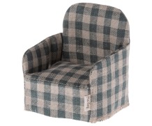 maileg chair, mouse - green