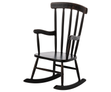maileg rocking chair, mouse - anthracite