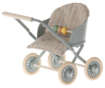 maileg stroller, baby - blue | Kinderfeestwinkel | Speelgoedwinkel | Feestwinkel | Kinderwinkel | Amsterdam