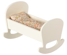 maileg cradle - white