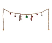 maileg christmas garland, large - gold