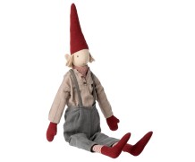 maileg maxi pixy boy with grey pants