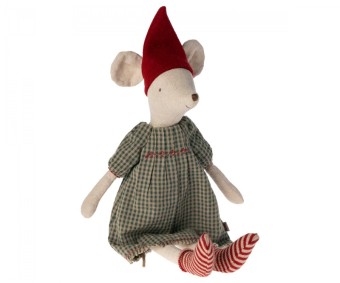 maileg christmas mouse, medium- girl | Kinderfeestwinkel | Speelgoedwinkel | Feestwinkel | Kinderwinkel | Amsterdam