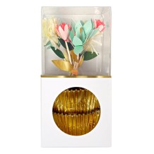 meri meri flower bouquet cupcake kit