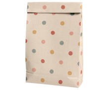 maileg gift bags, multi dots (5 st)