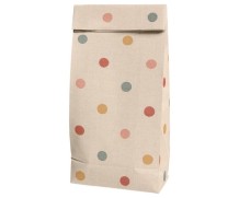 maileg gift bag, multi dots - small