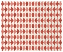 maileg giftwrap, harlequin rood - 10 m