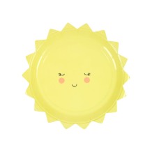 meri meri happy sun plates