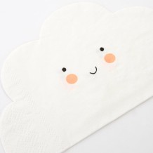 meri meri happy cloud napkins