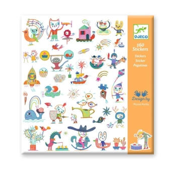 djeco stickers - krant | Kinderfeestwinkel | Speelgoedwinkel | Feestwinkel | Kinderwinkel | Amsterdam