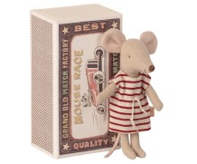 maileg big sister mouse, in matchbox
