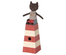 maileg tower with cat
