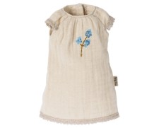 maileg dress with grape hyacinth, size 2