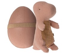 maileg gantosaurus in egg, small - old rose | Kinderfeestwinkel | Speelgoedwinkel | Feestwinkel | Kinderwinkel | Amsterdam