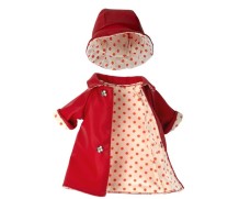 maileg rain coat with hat - teddy mum