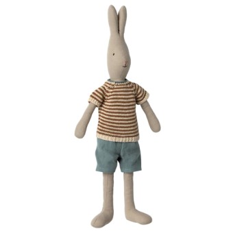 maileg rabbit size 3, classic - knitted shirt & pants