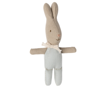 maileg rabbit, my - light blue check | Kinderfeestwinkel | Speelgoedwinkel | Feestwinkel | Kinderwinkel | Amsterdam