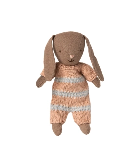 maileg bunny, micro - brown dusty rose