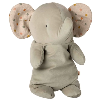 maileg safari friends, elephant, medium - iron grey