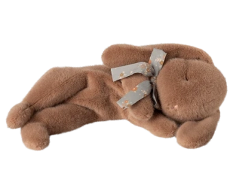 maileg sleeping bunny plush, small - soft brown | Kinderfeestwinkel | Speelgoedwinkel | Feestwinkel | Kinderwinkel | Amsterda