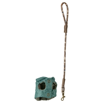 maileg pet supply, harness and leash - dark mint | Kinderfeestwinkel | Speelgoedwinkel | Feestwinkel | Kinderwinkel | Amsterd