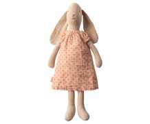 maileg bunny size 2 in nightgown - pink