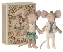 maileg royal twins mice, little sister and brother in box | Kinderfeestwinkel | Speelgoedwinkel | Feestwinkel | Kinderwinkel 