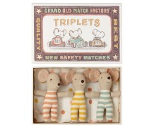 maileg triplets, baby mice in matchbox | Kinderfeestwinkel | Speelgoedwinkel | Feestwinkel | Kinderwinkel | Amsterdam