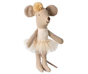 maileg ballerina mouse, little sister - off white | Kinderfeestwinkel | Speelgoedwinkel | Feestwinkel | Kinderwinkel | Amster