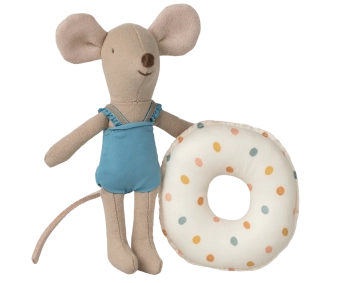 maileg beach mouse with float, little sister - multi dot | Kinderfeestwinkel | Speelgoedwinkel | Feestwinkel | Kinderwinkel |