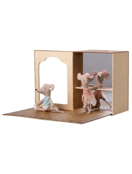 maileg ballet mouse in dance studio, little sister and brother | Kinderfeestwinkel | Speelgoedwinkel | Feestwinkel | Kinderwi