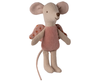 maileg fairy mouse, little - rose
