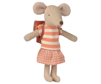 maileg tricycle mouse, big sister - coral | Kinderfeestwinkel | Speelgoedwinkel | Feestwinkel | Kinderwinke