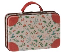 maileg suitcase, metal - holly