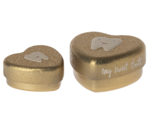 maileg tooth box, 2 pcs set - gold | Kinderfeestwinkel | Speelgoedwinkel | Feestwinkel | Kinderwinkel | Amsterdam