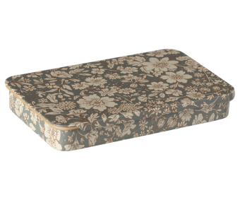 maileg metal box with sliding lid, blossom -blue | Kinderfeestwinkel | Speelgoedwinkel | Feestwinkel | Kinderwinkel | Amsterd