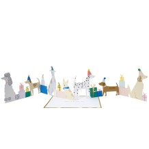 meri meri dog party concertina card | Kinderfeestwinkel | Speelgoedwinkel | Feestwinkel | Kinderwinkel | Amsterdam