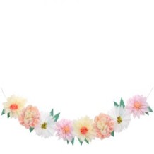 meri meri flower garden garland xlarge