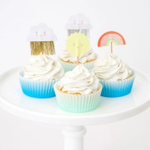 meri meri happy weather cupcake kit