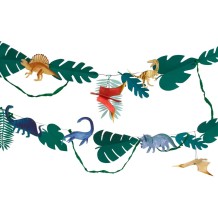 meri meri dinosaur kingdom garland, large