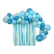 meri meri blue balloon & streamers kit