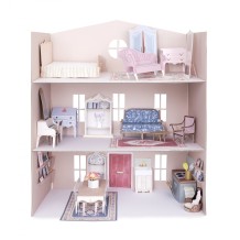 meri meri mini paper dolls house