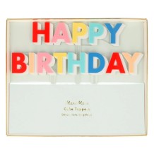 meri meri happy birthday acrylic cake topper